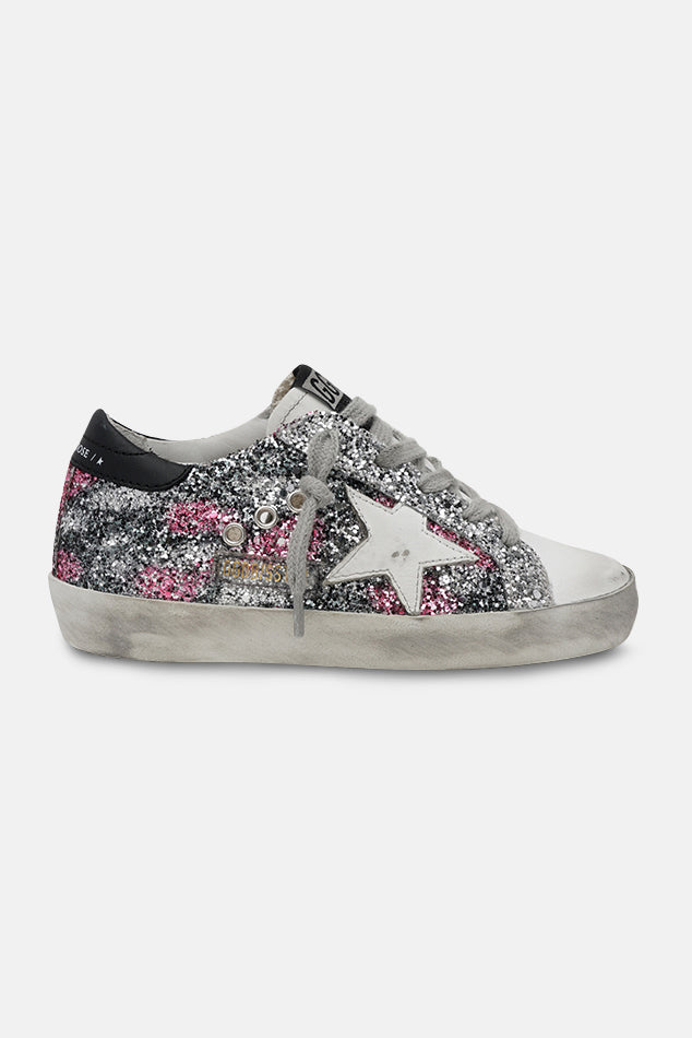Toddler Super-Star Low Top Sneaker Fuxia/Silver - blueandcream