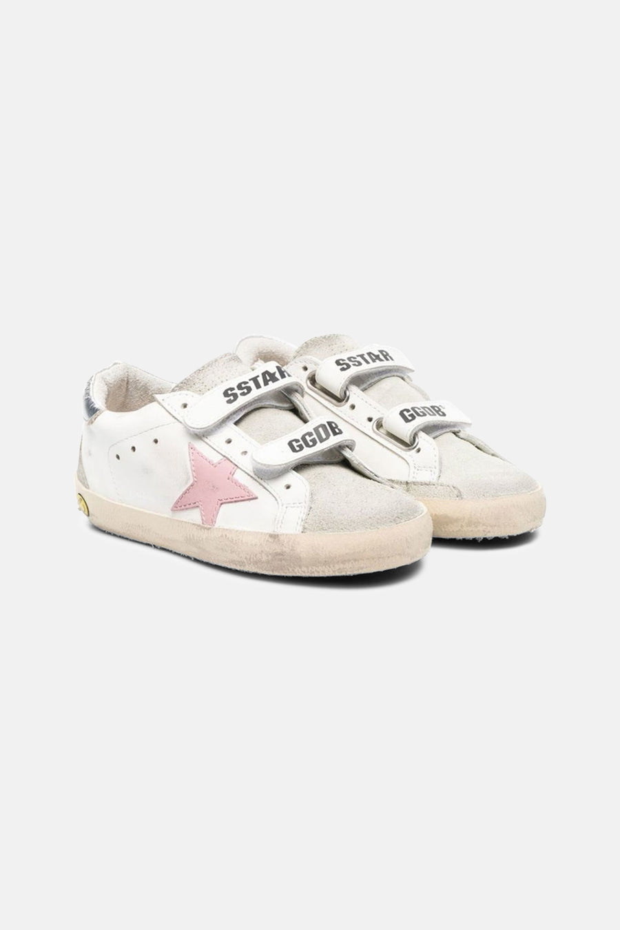 Kid's Old School Sneakers White/Orchid Pink