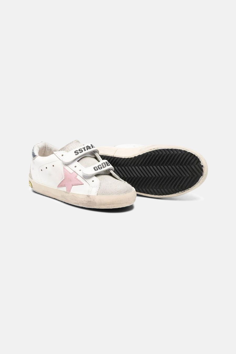 Kid's Old School Sneakers White/Orchid Pink