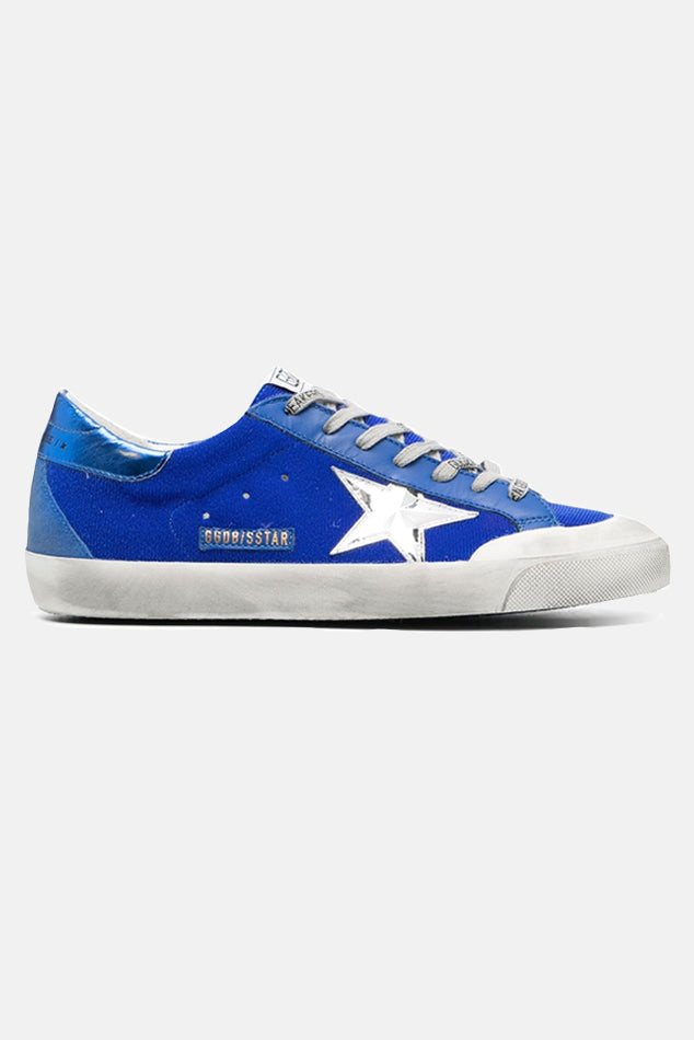 Super-Star Low Top Sneaker Superstar Blue/3D Patch/Silver Star - blueandcream