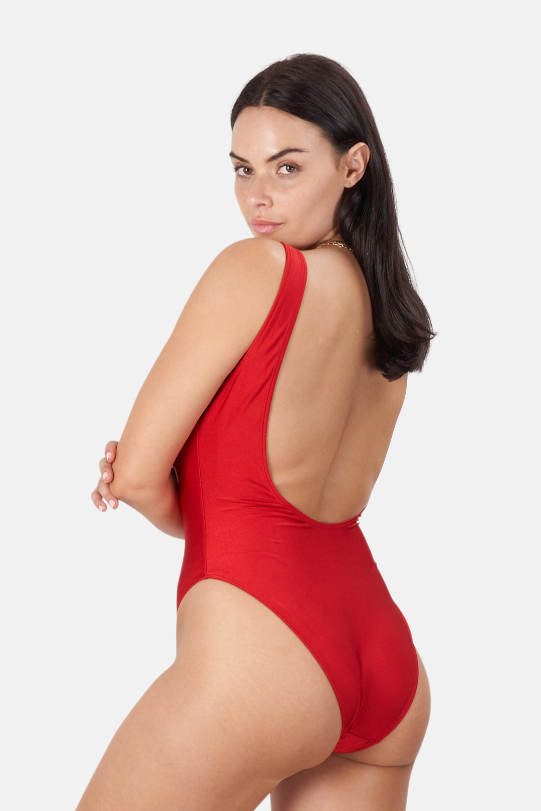 Red Private Party Hamptons One Piece Swimsuit - blueandcream
