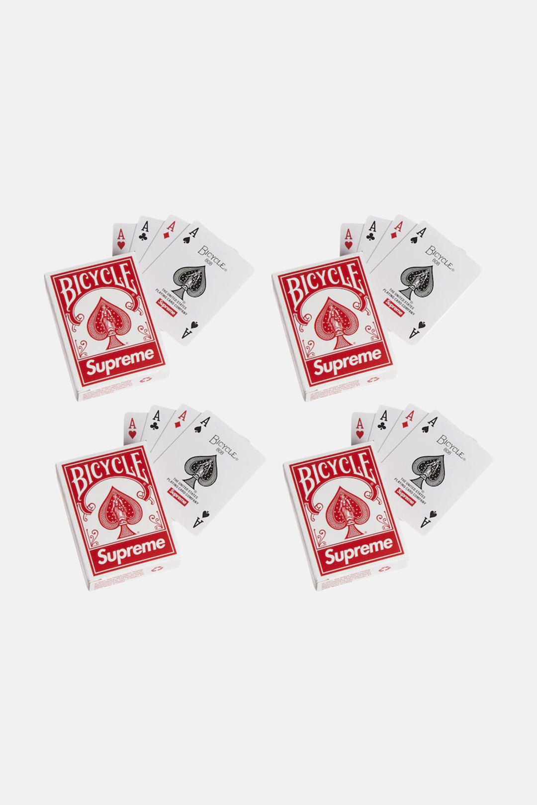 supreme bicycle holographic slice cards Supreme x Bicycle Mini Playing Cards – blueandcream