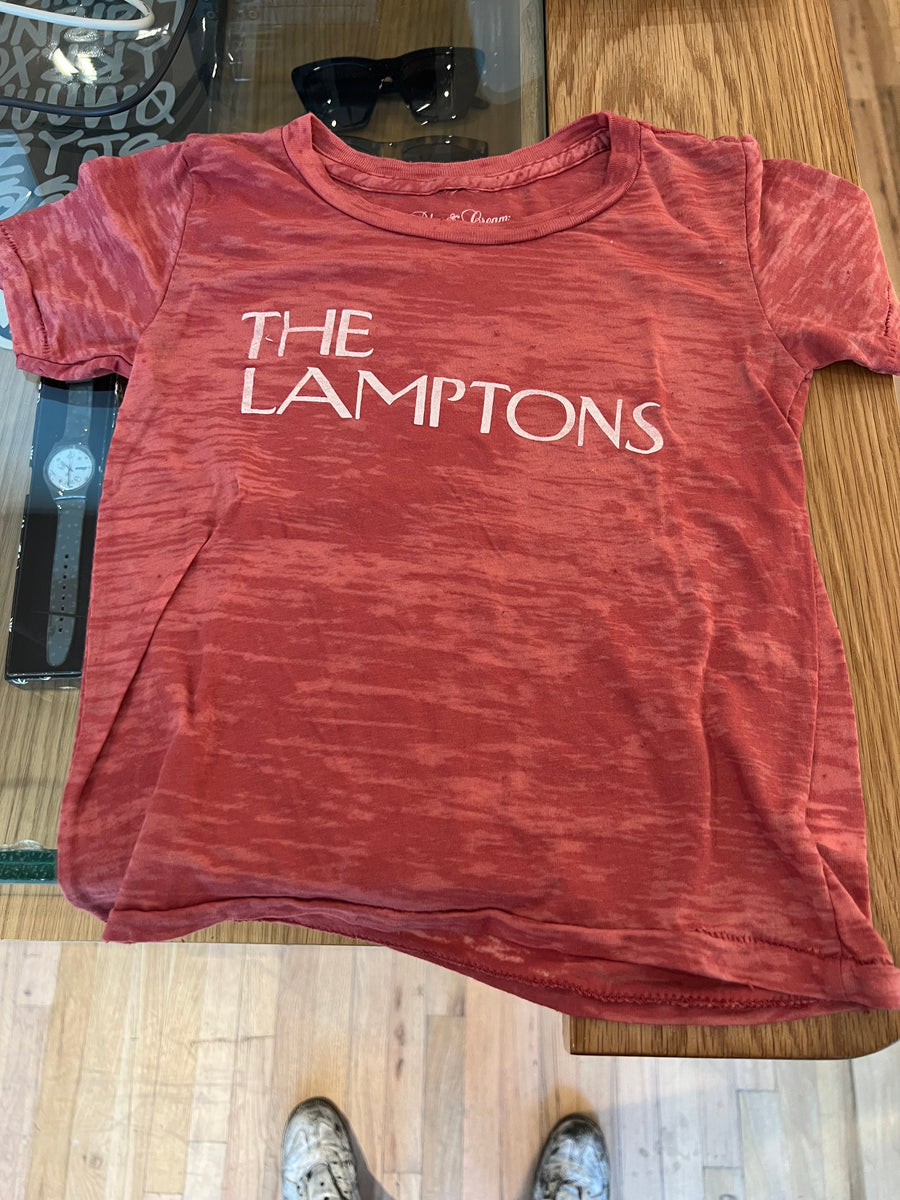 The Lamptons Kids Tee Washed Red - blueandcream