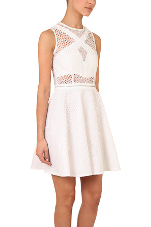 yigal azrouel knit dress Yigal Azrouel Techno Knit Dress in Optic