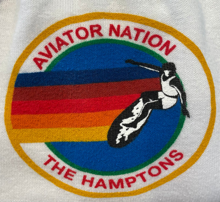 Men's Hamptons Crew Sweatshirt White - blueandcream