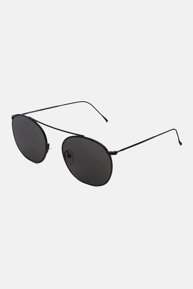 Mykonos II Sunglasses Black/Grey Flat - blueandcream