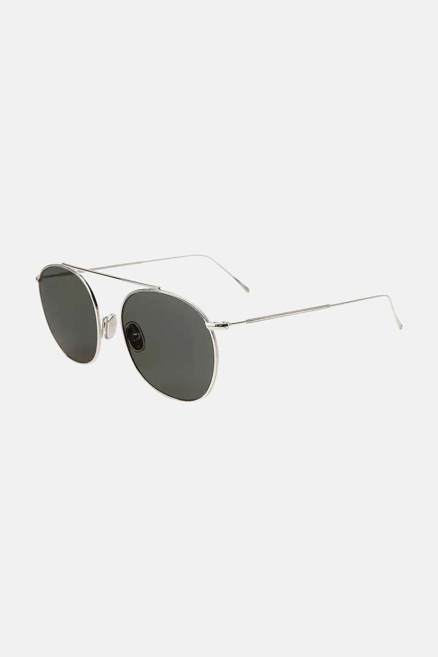 Mykonos II Sunglasses Silver/Olive - blueandcream