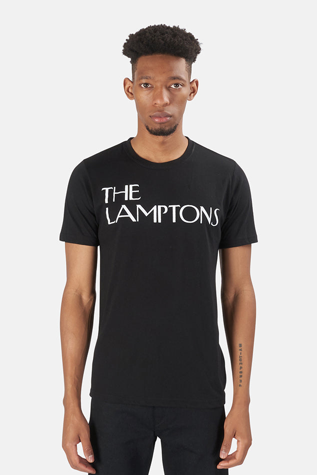 Lamptons Crewneck Tee Black/White - blueandcream
