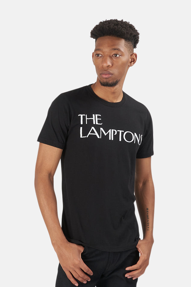 Lamptons Crewneck Tee Black/White - blueandcream