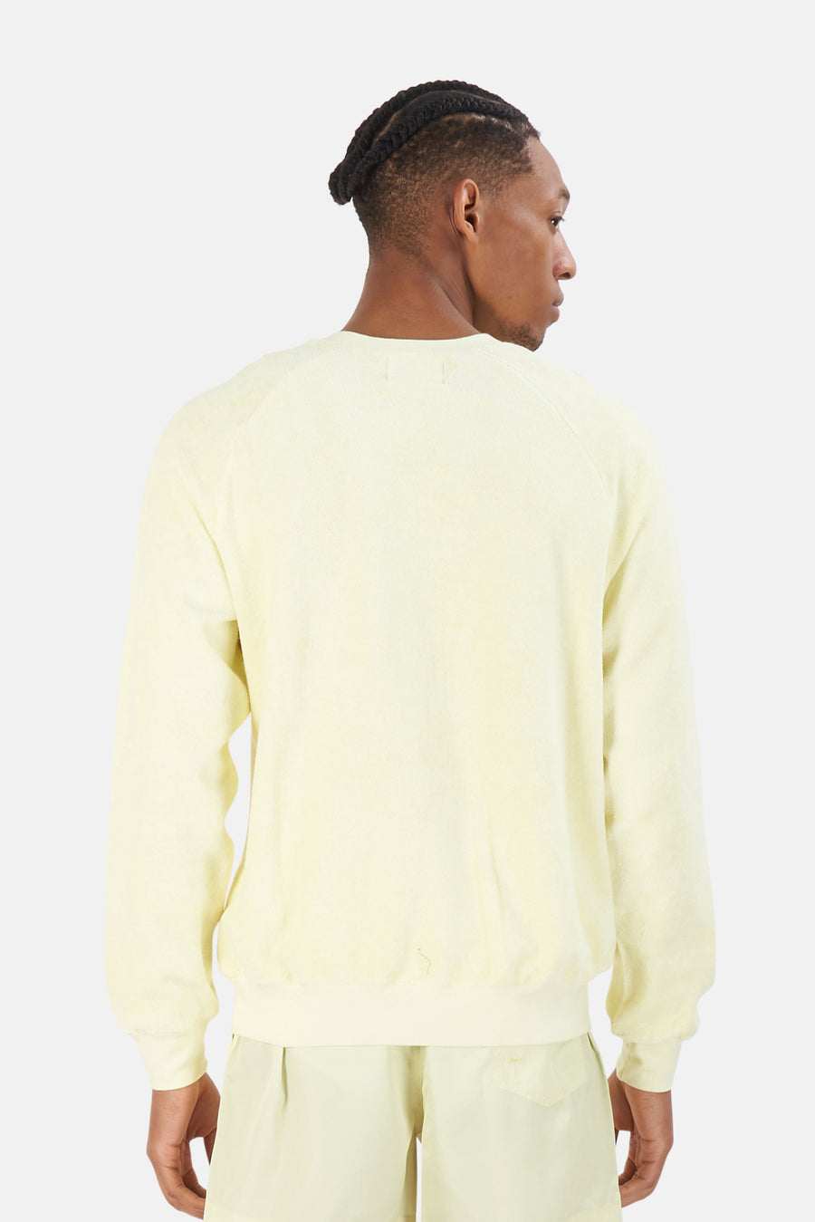 Cunha Towel Sweatshirt Lemon - blueandcream