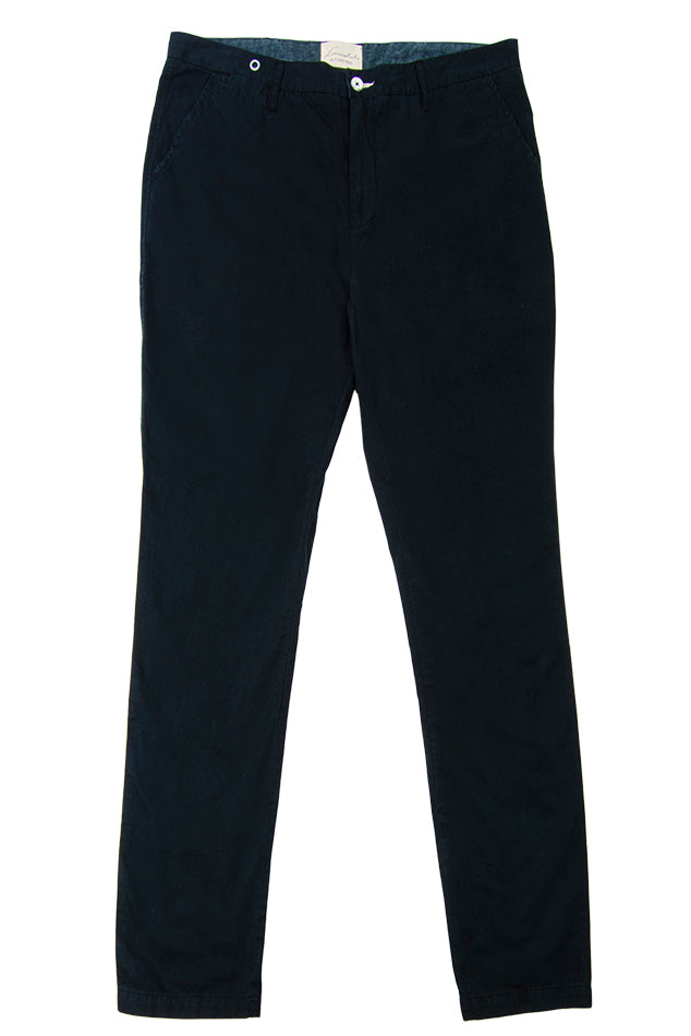 Loomstate Navy Pant - blueandcream