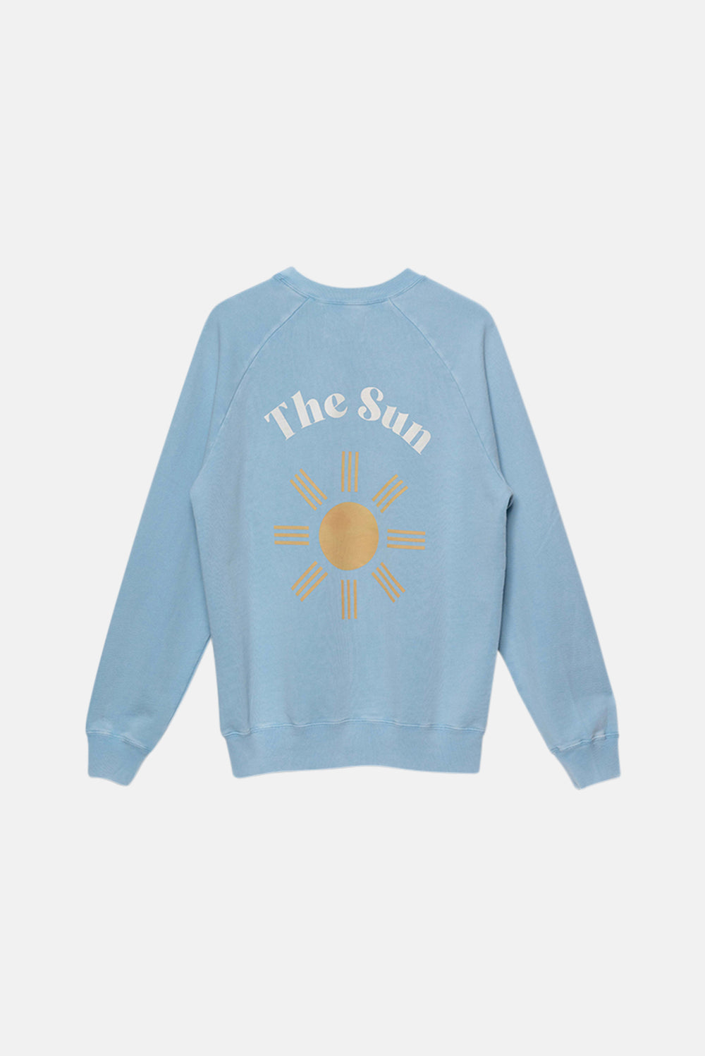 La Paz Cunha The Sun Print Sweatshirt Sky Blue - blueandcream