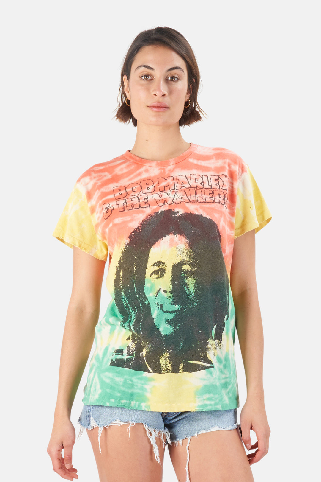 Bob Marley Kaya Tee Jamaica Tie Dye - blueandcream