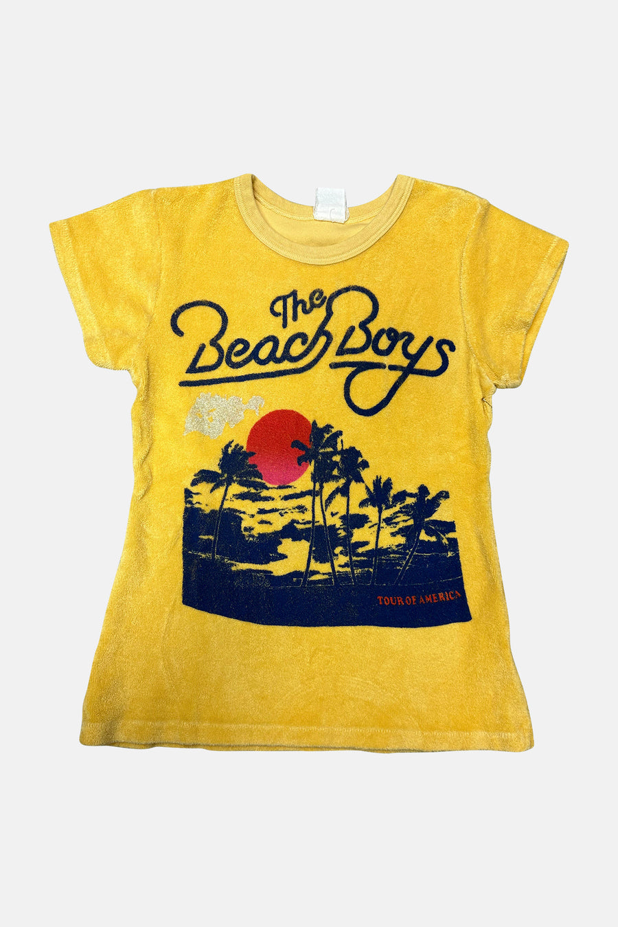 Beach Boys Terrycloth Shrunken Tee Lemon