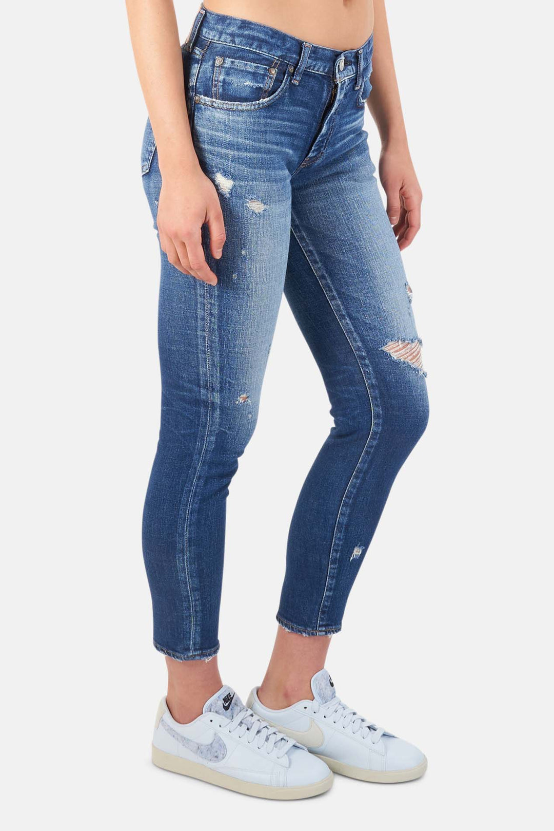 Gleedsville Skinny Jean Dark Blue - blueandcream