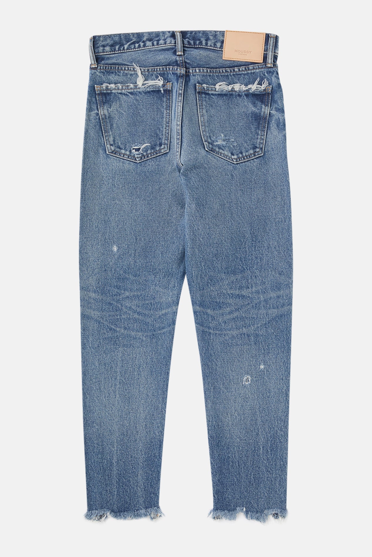 Merry Tapered Mid Denim Blue – blueandcream