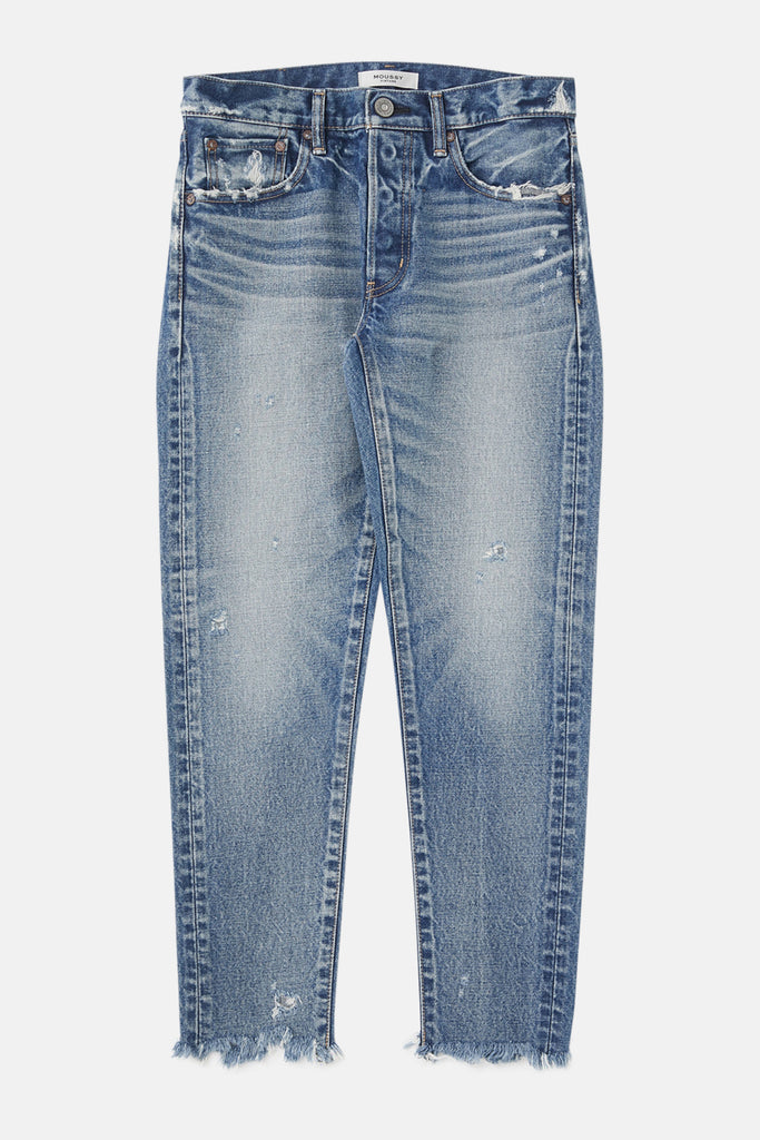 Moussy Merry Tapered Mid Denim Blue