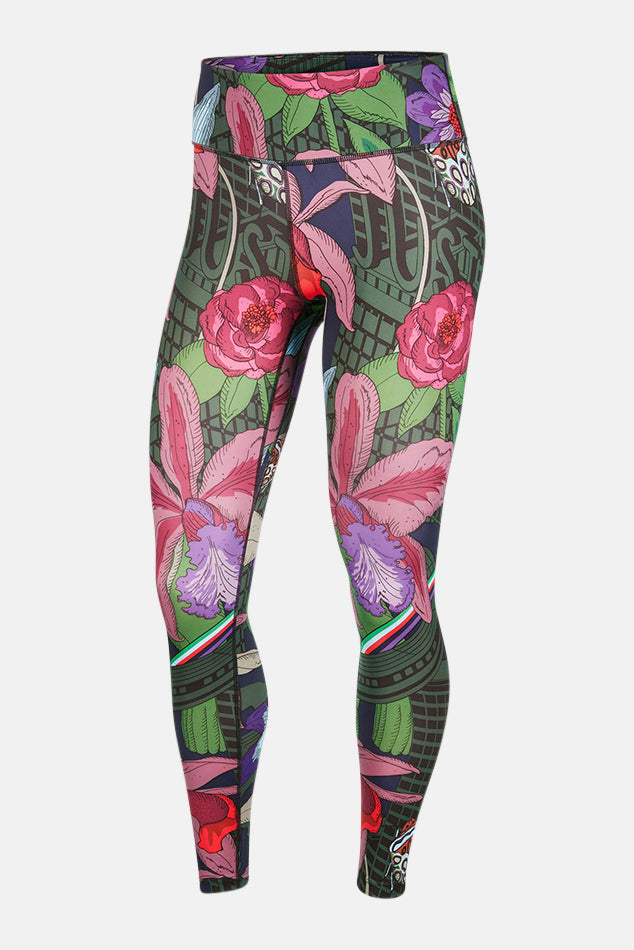 Nike Icon Clash One Floral Leggings - blueandcream