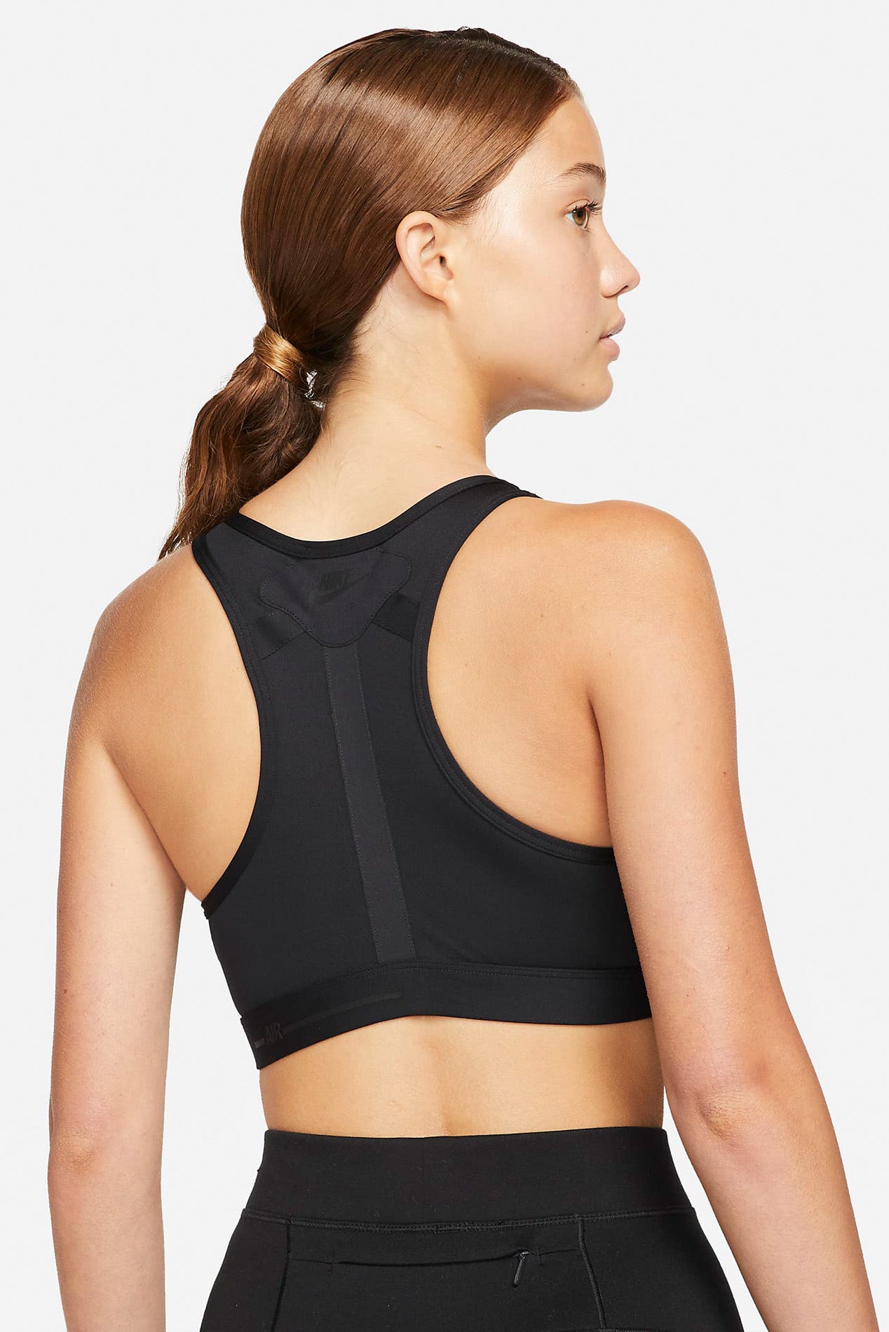nike air sports bra black