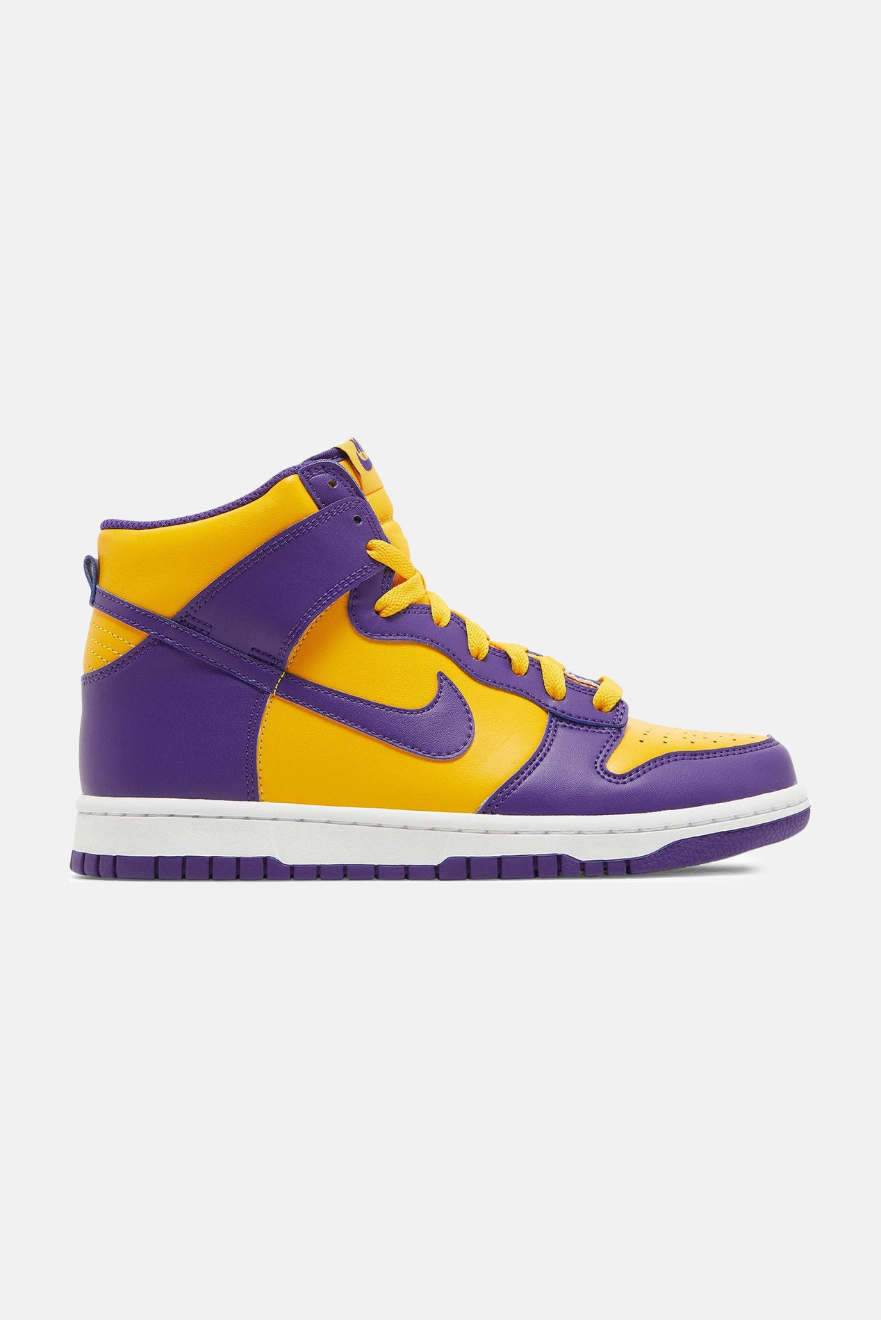 dunk high premium lakers