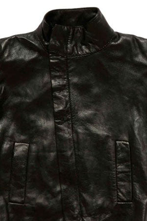 Nununu Second Skin Leather Jacket - blueandcream