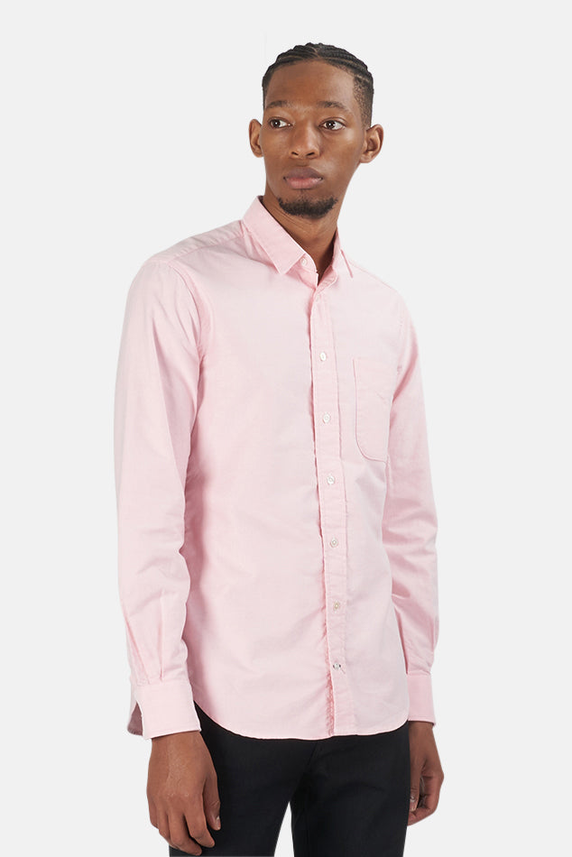 Oxford Button Down Pink - blueandcream