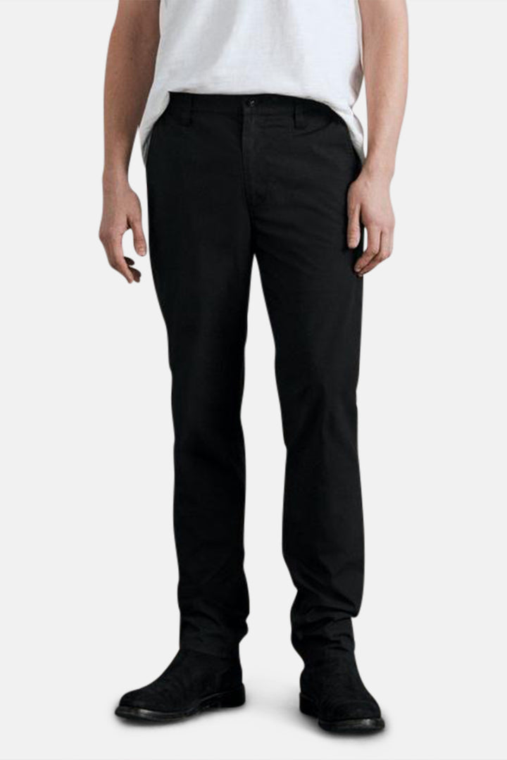 Fit 2 Stretch Paper Cotton Chino Black