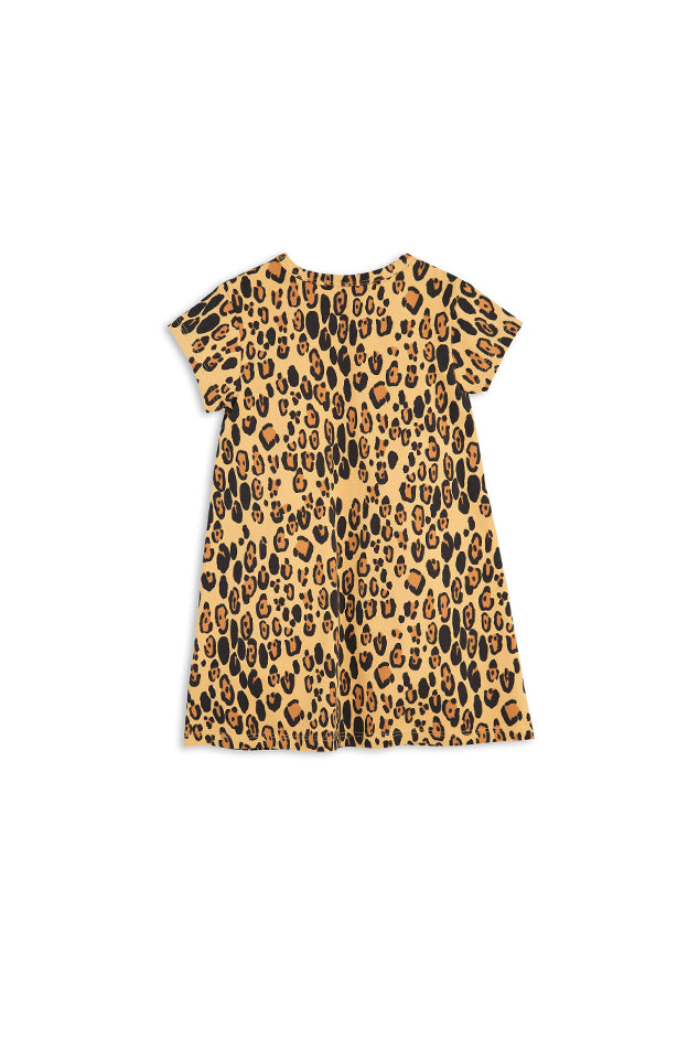 Mini Rodini Basic Leopard Dress - blueandcream
