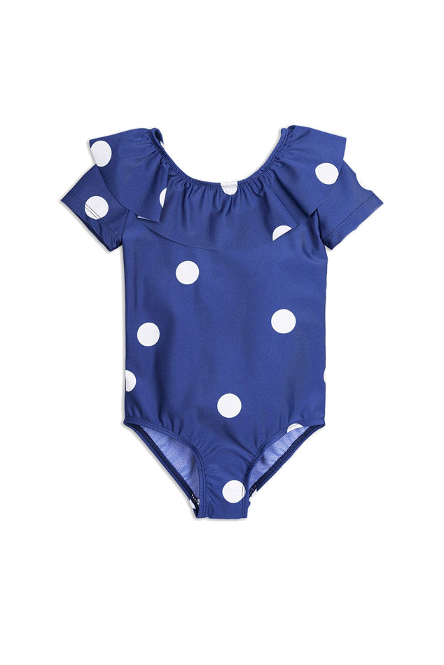 Mini Rodini Dot Swimsuit - blueandcream