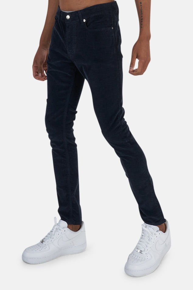 IRO Industrial Blue Piotre Corduroy Jean - blueandcream