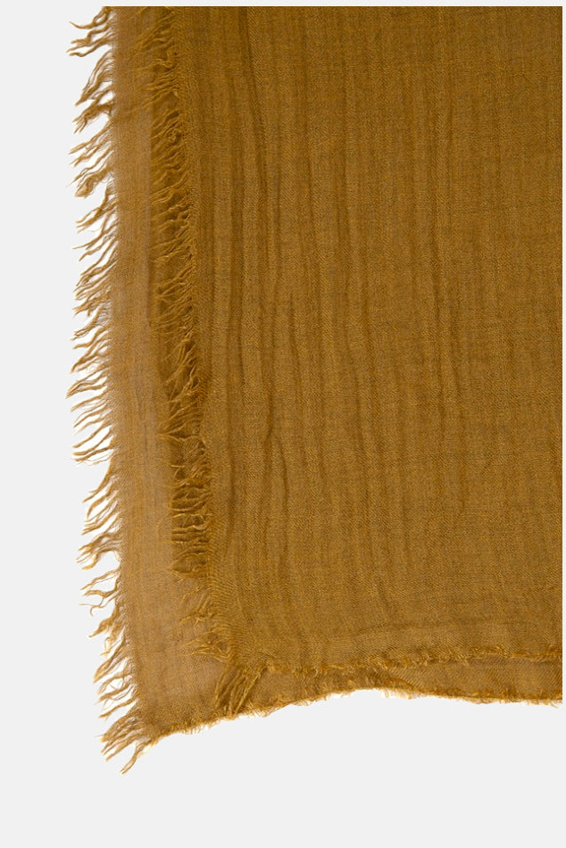 Azzurra Cashmere Modal Scarf Camel - blueandcream