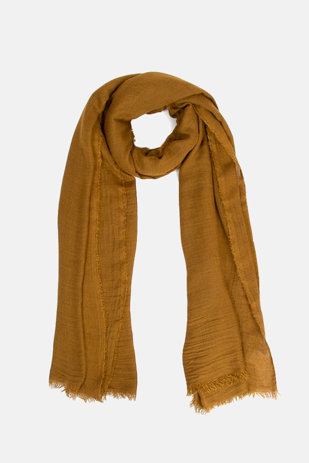 Azzurra Cashmere Modal Scarf Camel - blueandcream