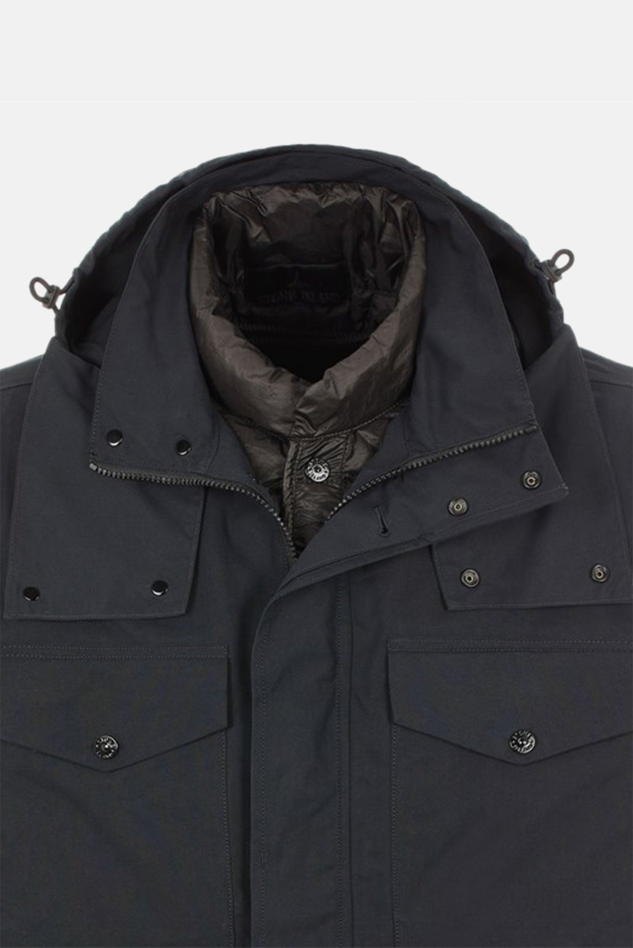 O-Ventile Ghost Piece Down Jacket Black – blueandcream