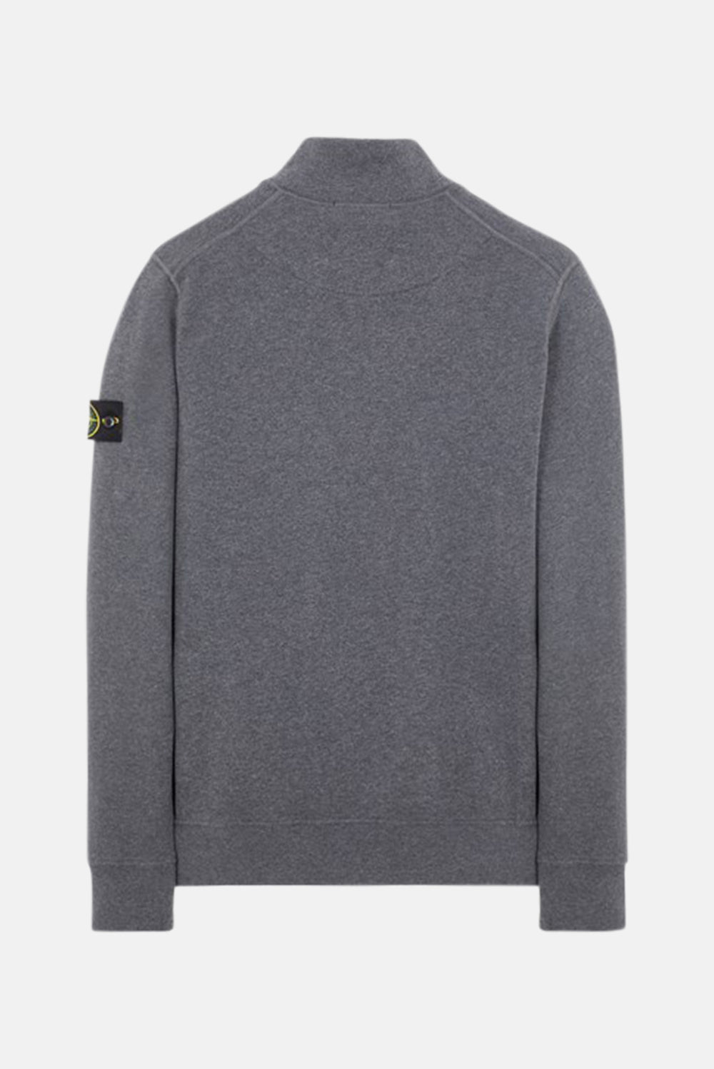 Half Zip Sweatshirt Melange Dark Grey - blueandcream