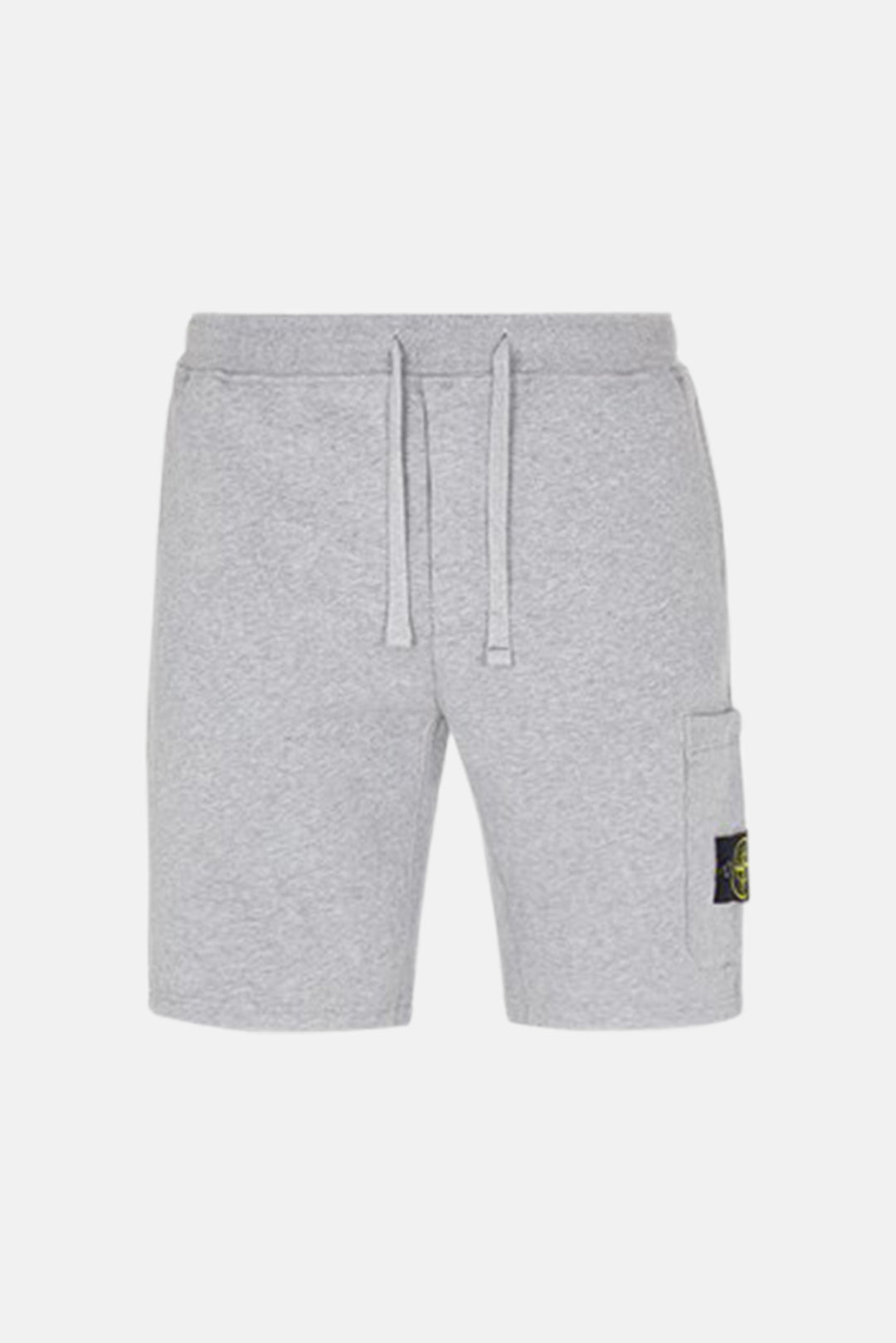 Brushed Fleece Bermuda Shorts Melange Grey - blueandcream