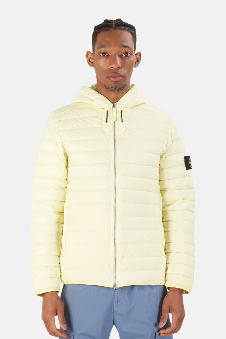 Loom Woven Down Jacket Lemon - blueandcream