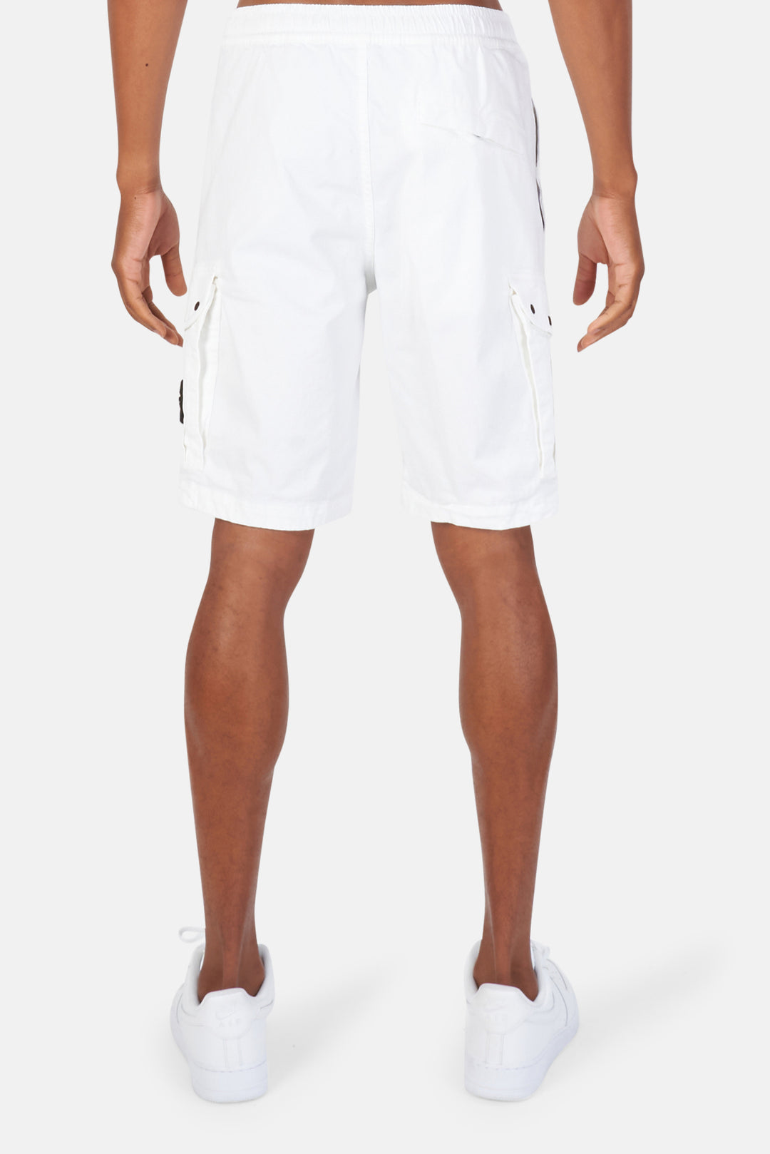 Cargo Bermuda Shorts White - blueandcream