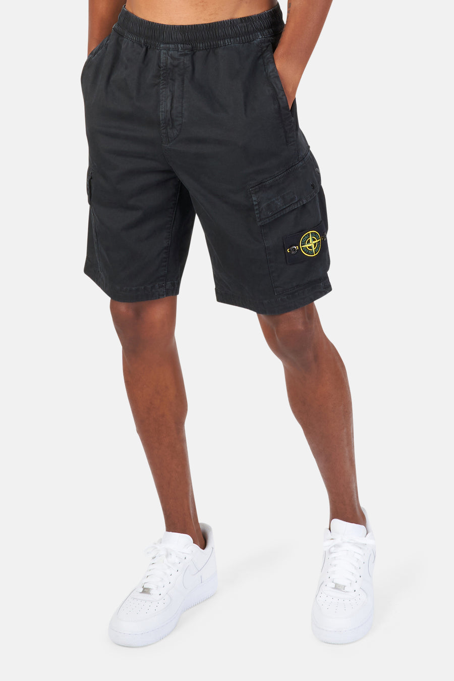 Cargo Bermuda Shorts Black - blueandcream
