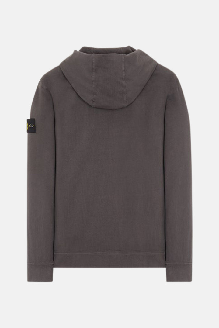 Heavy Cotton Fleece Zip Hoodie Steel Grey - blueandcream