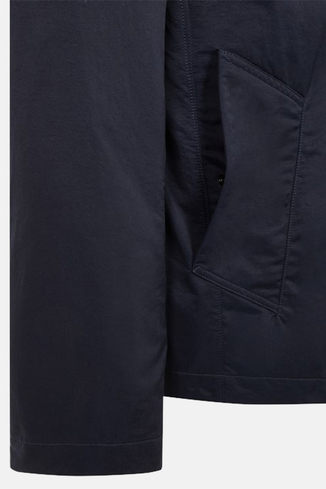 Hyper Dense Nylon Raso Blouson Navy Blue