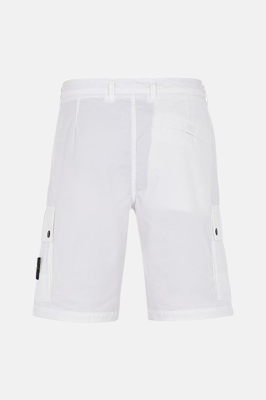 "OLD" Treatment Cargo Bermuda Shorts White