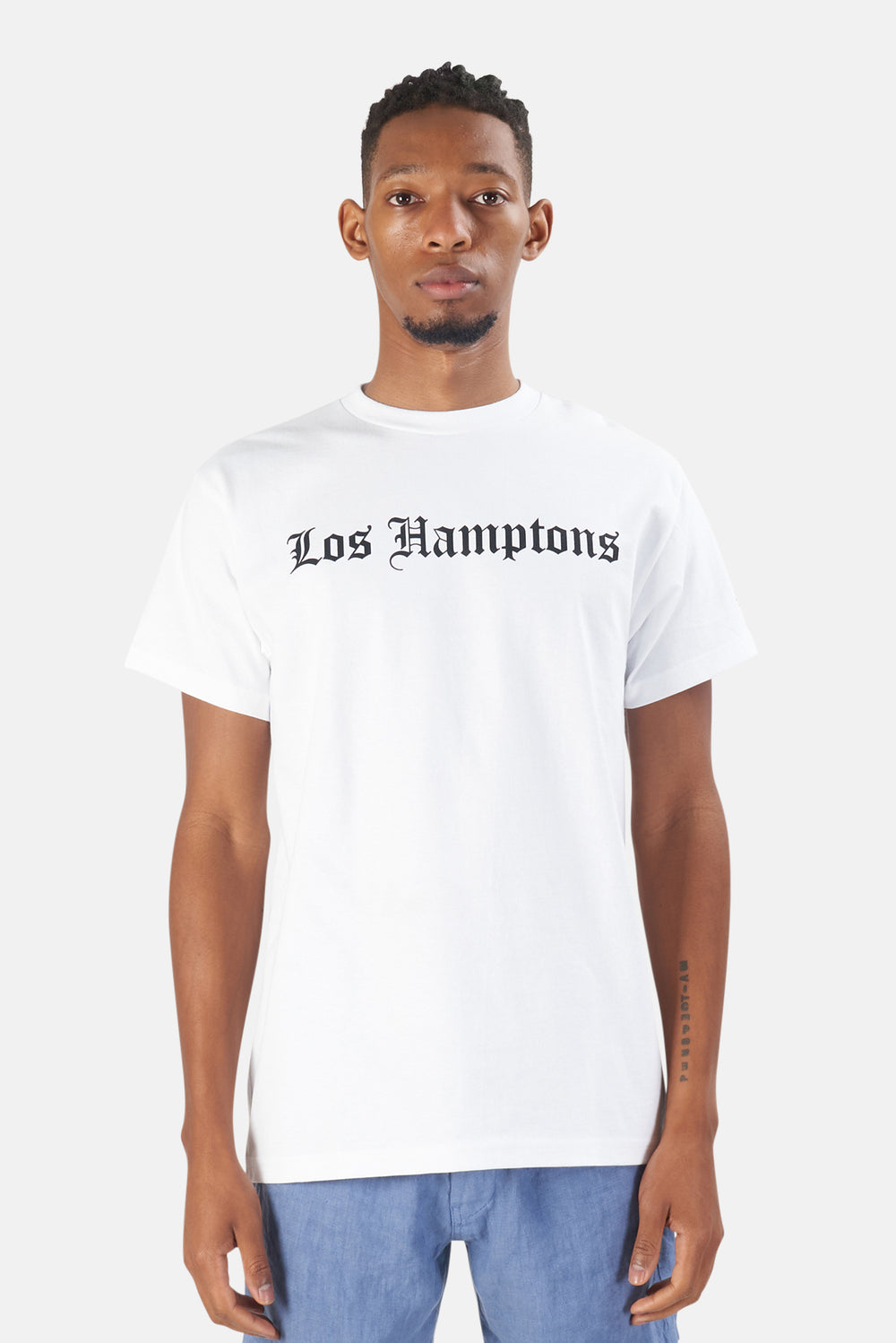 x SSUR Los Hamptons Tee White - blueandcream