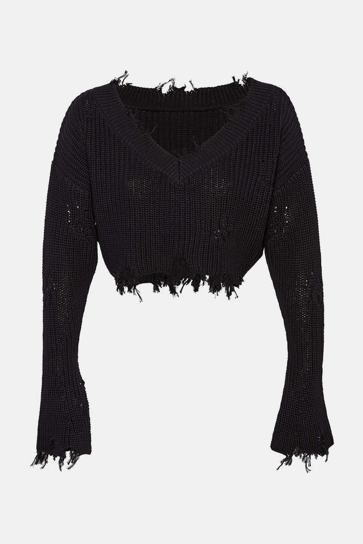 Skye Sweater Black - blueandcream