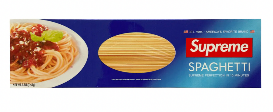 Supreme Spaghetti Sticker - blueandcream