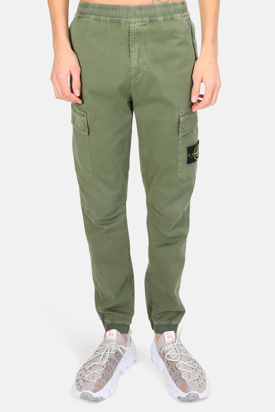 Cargo Trousers Old Dye Sage Green - blueandcream