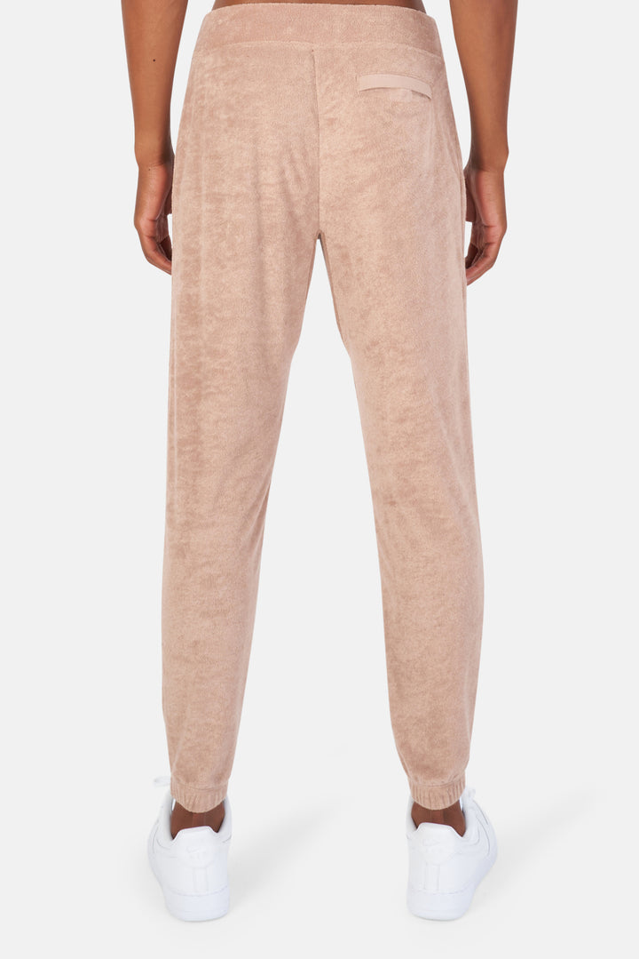 Poolside Terry Jogger Camel - blueandcream