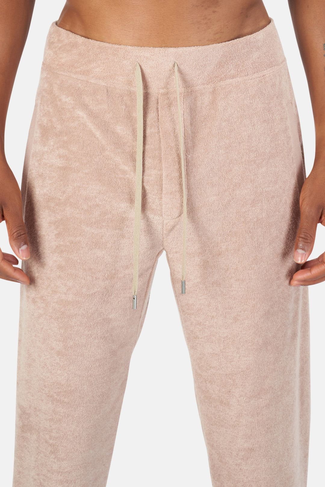 Poolside Terry Jogger Camel - blueandcream