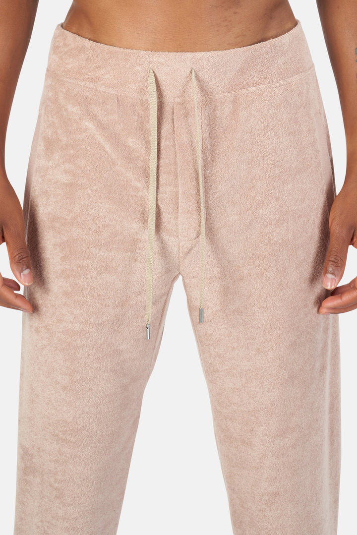 Poolside Terry Jogger Camel - blueandcream