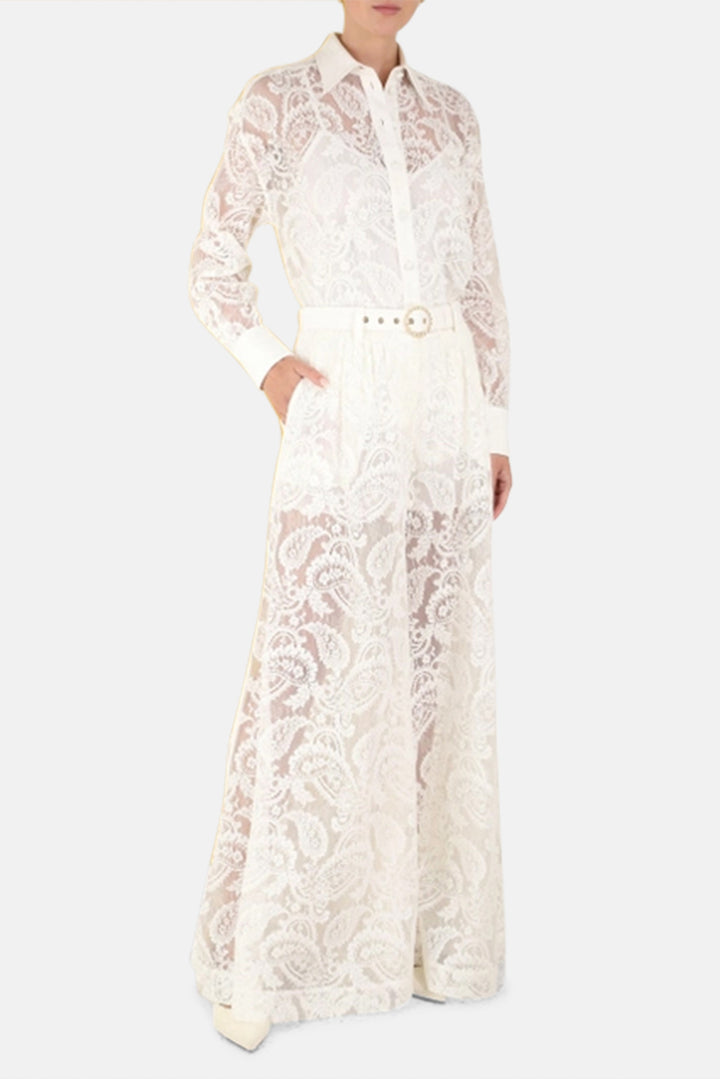 Wonderland Lace Pant Ivory