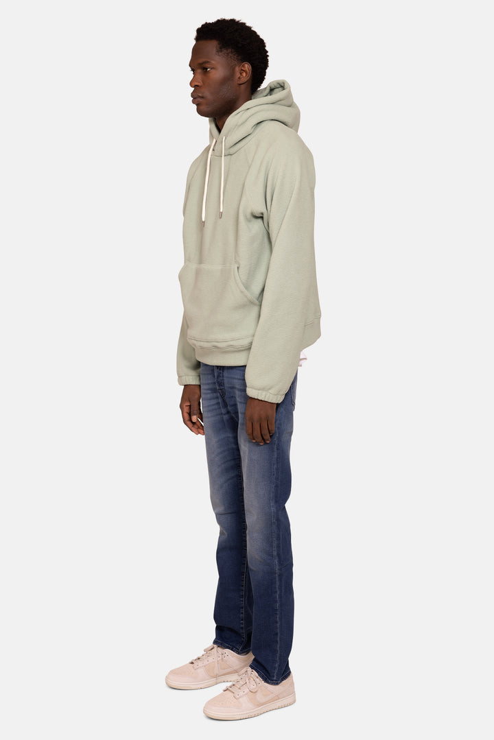 Polar Fleece Hoodie Light Sage